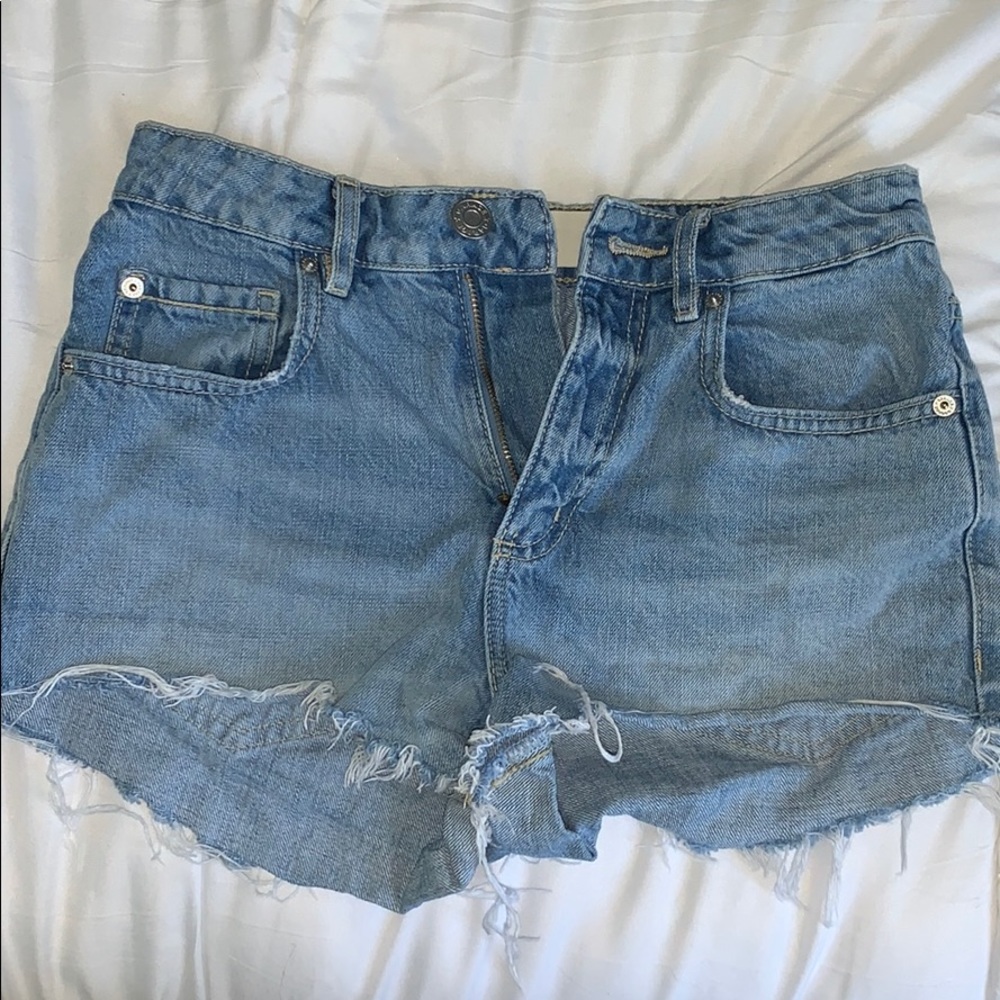 Light Wash Denim Shorts